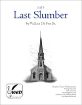 Last Slumber SATB choral sheet music cover